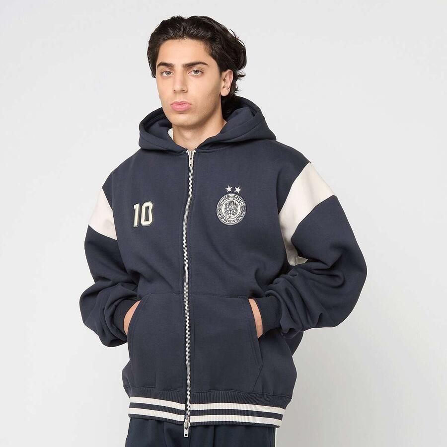 Prohibited Cup Zip-Hoodie Men Hoodies & Sweaters blauw Maat XL Kleding - Foto 3