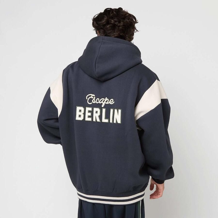 Prohibited Cup Zip-Hoodie Men Hoodies & Sweaters blauw Maat XL Kleding