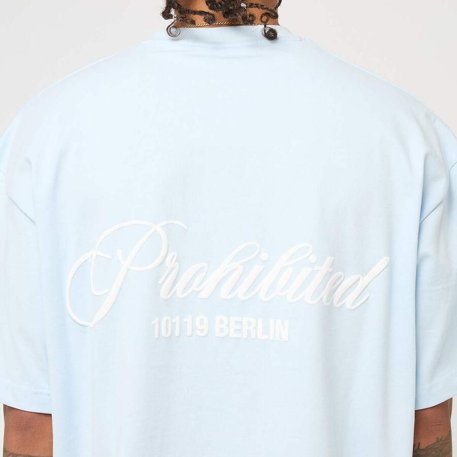 Prohibited Hometown Tee Sky Men T-Shirts & Polo's blauw Maat XL Kleding - Foto 2