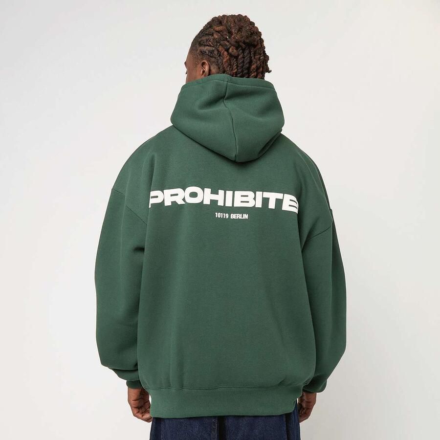 Prohibited Hoodie British Racing Green Men Hoodies & Sweaters groen Maat S Kleding - Foto 3