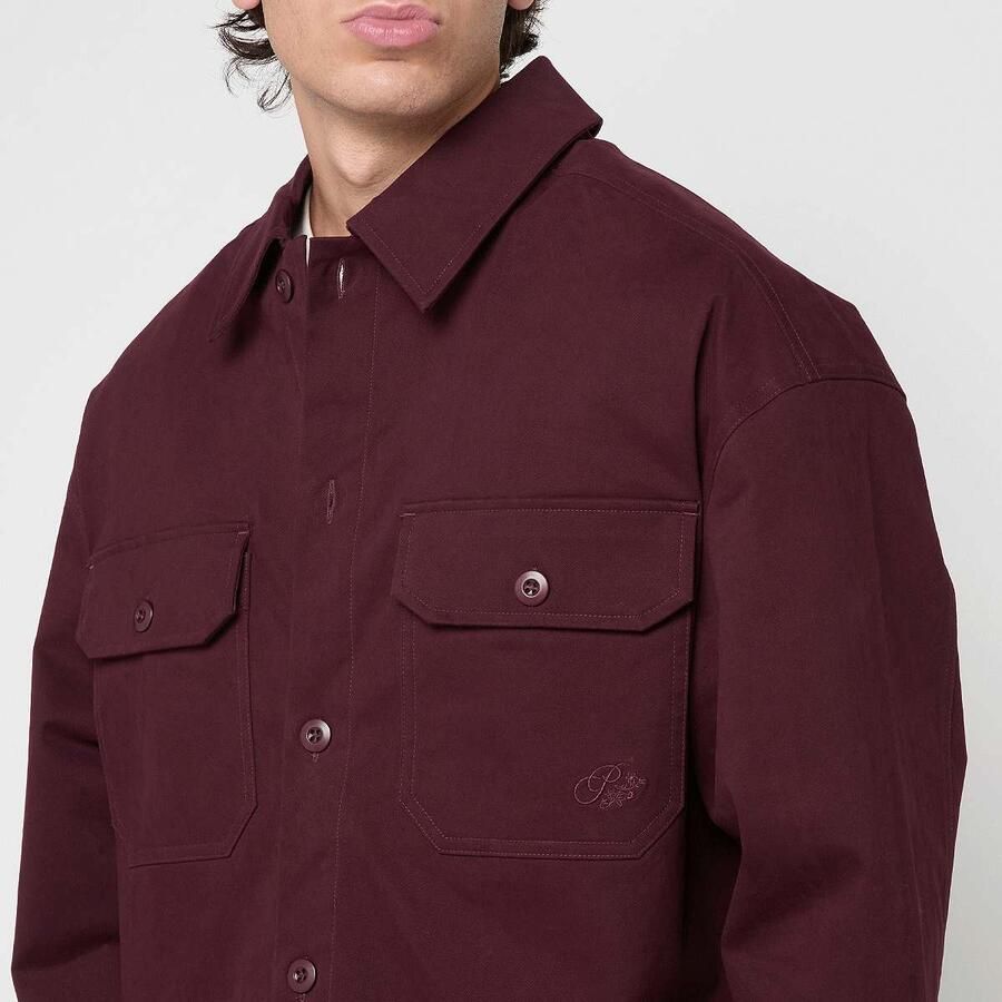 Prohibited Scout Overshirt Men Overhemden rood Maat XL Kleding