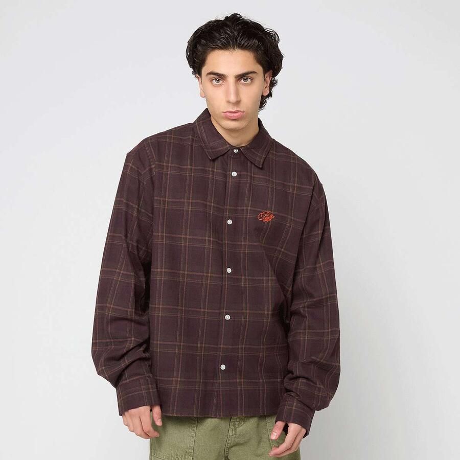 Prohibited Timber Flannel Shirt Men Overhemden rood Maat XL Kleding - Foto 3