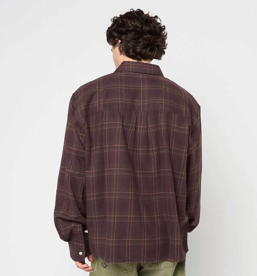 Prohibited Timber Flannel Shirt Men Overhemden rood Maat XL Kleding - Foto 2