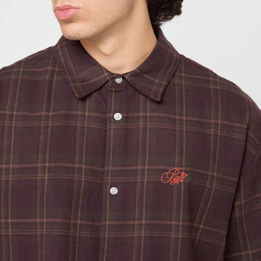 Prohibited Timber Flannel Shirt Men Overhemden rood Maat XL Kleding