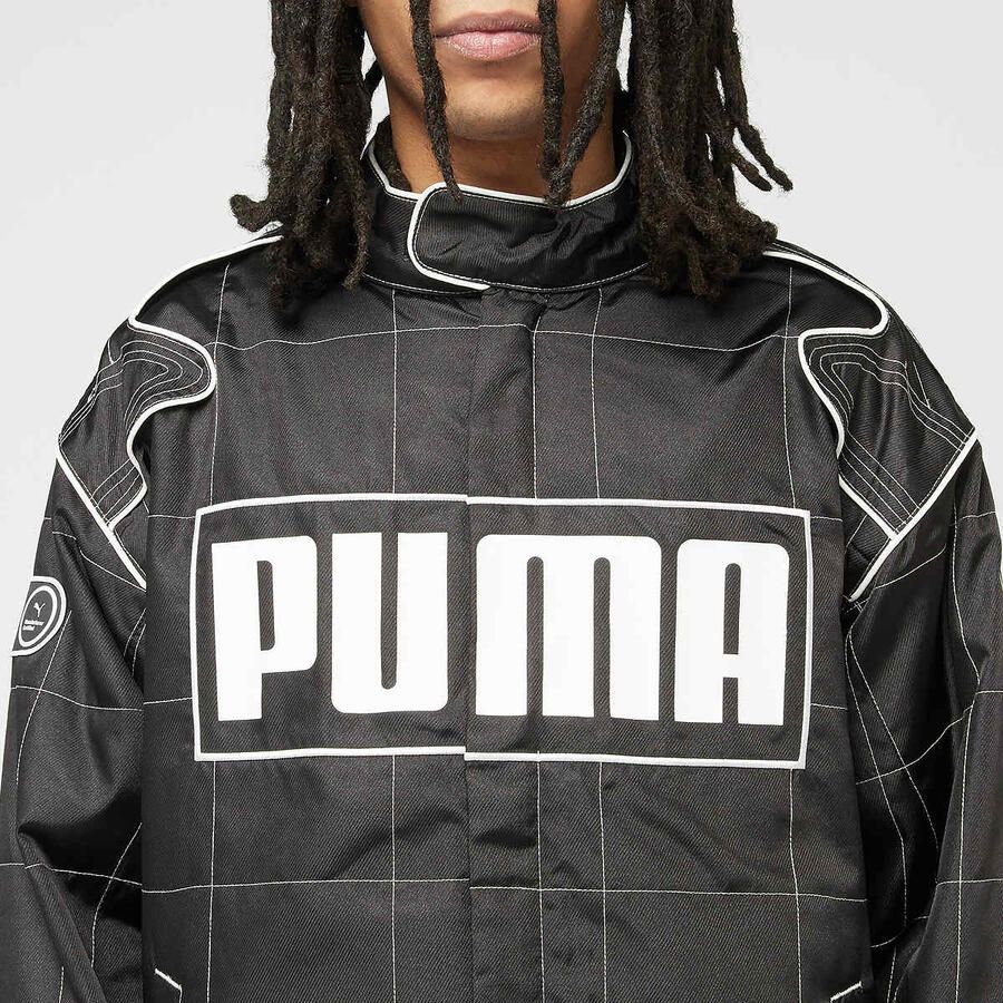 Puma Archive Seasonal Relaxed Racer Jacket Men Bomberjacks zwart Maat XL Kleding - Foto 2