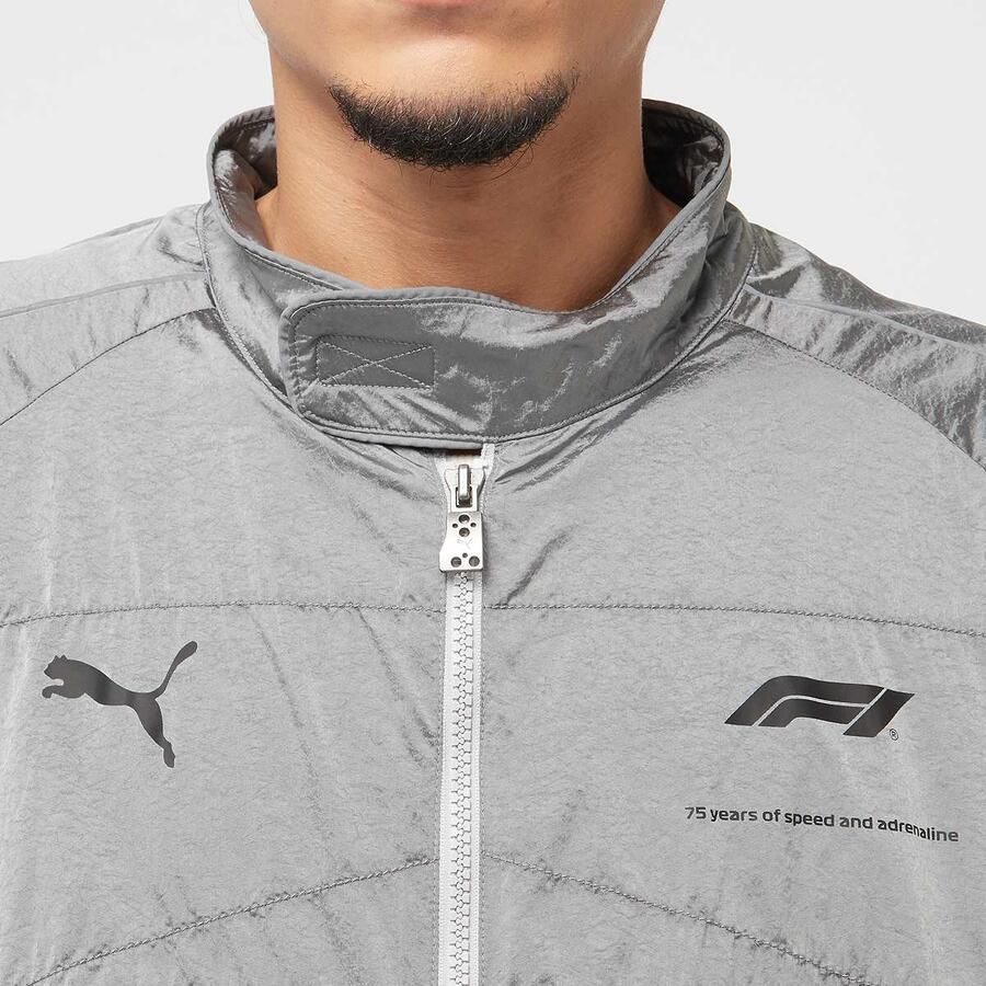 Puma F1 T7 Oversized Track Jacket Men Trainingspakken zilver Maat XL Kleding - Foto 2