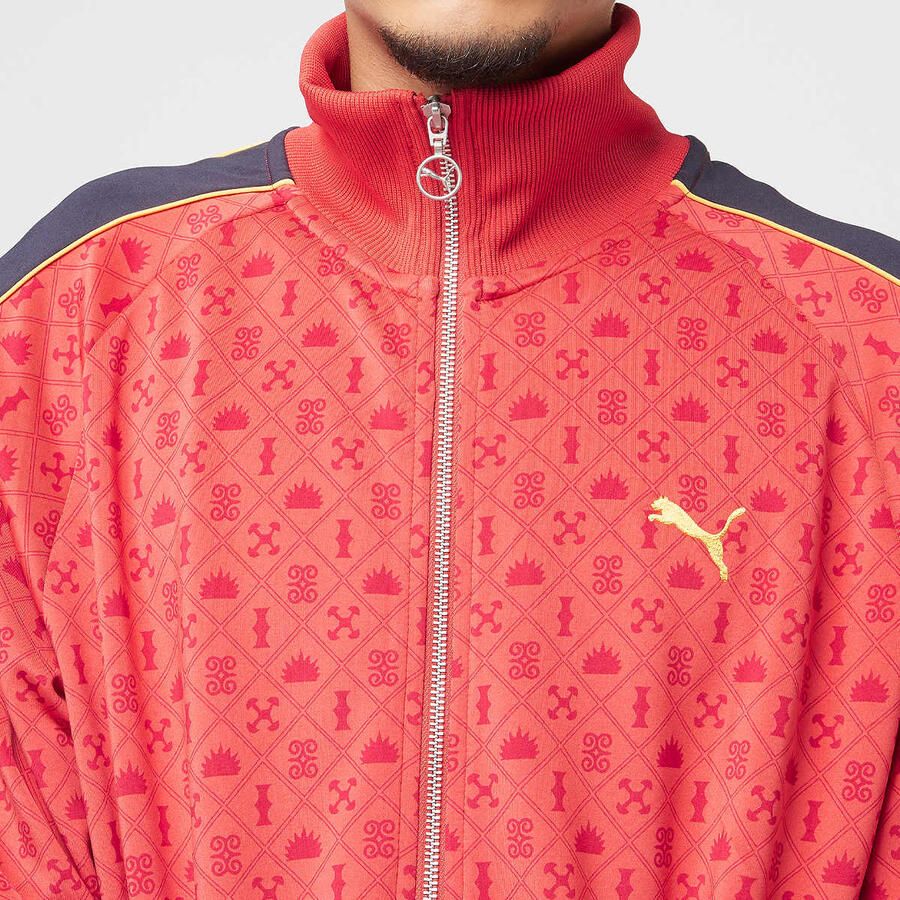 Puma Road To Unity All Over Print Track Jacket DK Men Trainingspakken rood Maat XL Kleding - Foto 2