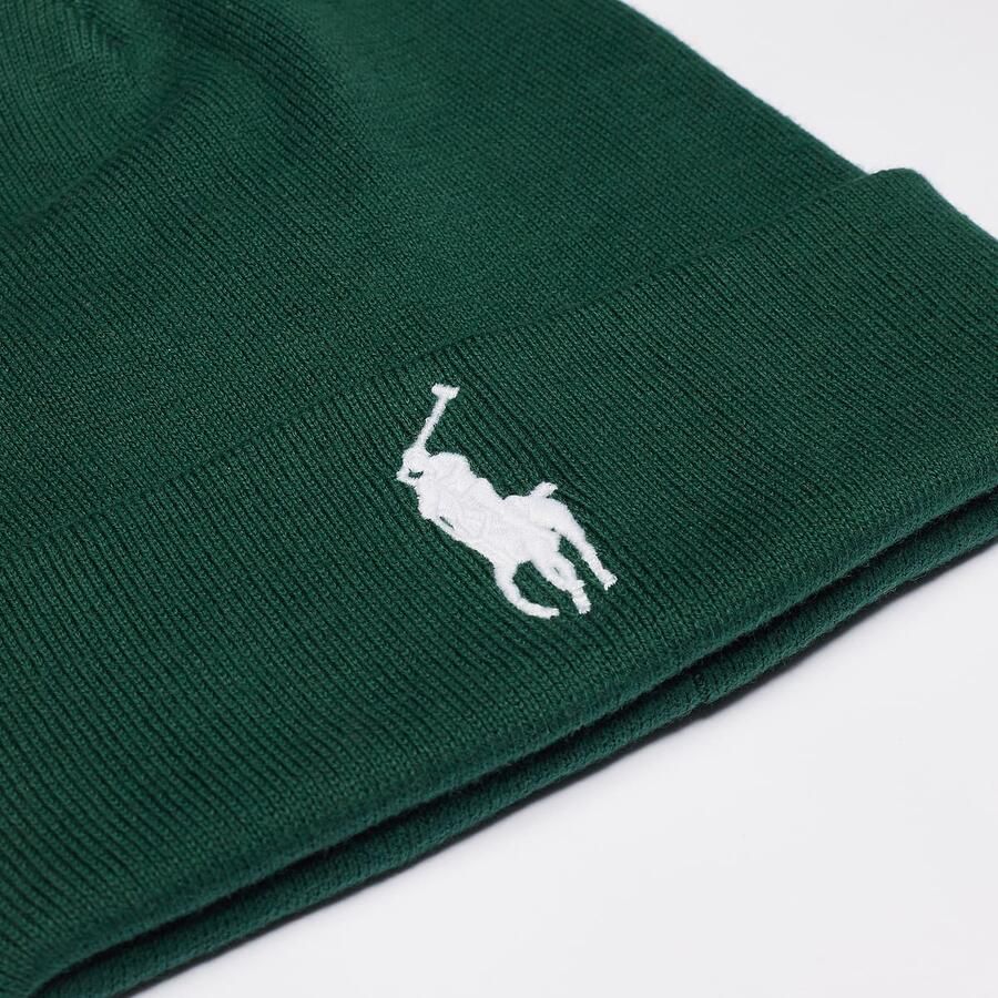 Polo Ralph Lauren Cold Weather Hat Unisex Mutsen groen Maat ONE SIZE Accessoires