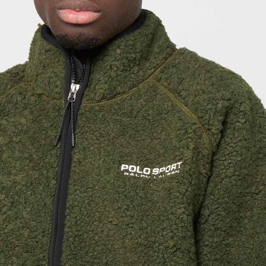 Polo Ralph Lauren Long Sleeve Full Zip Men Trainingspakken groen Maat XL Kleding
