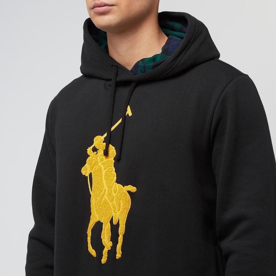 Polo Ralph Lauren Long Sleeve Hooded Sweatshirt Men Hoodies & Sweaters zwart Maat S Kleding - Foto 2
