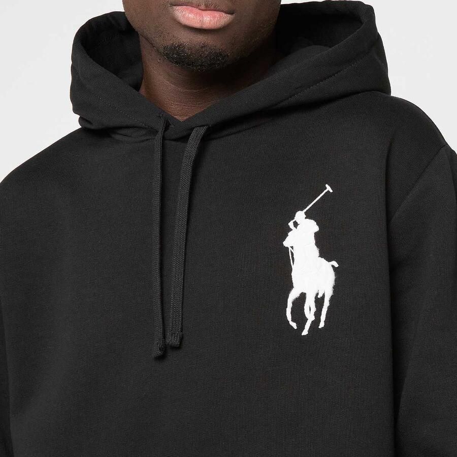 Polo Ralph Lauren Long Sleeve Hooded Sweatshirt Men Hoodies & Sweaters zwart Maat XL Kleding
