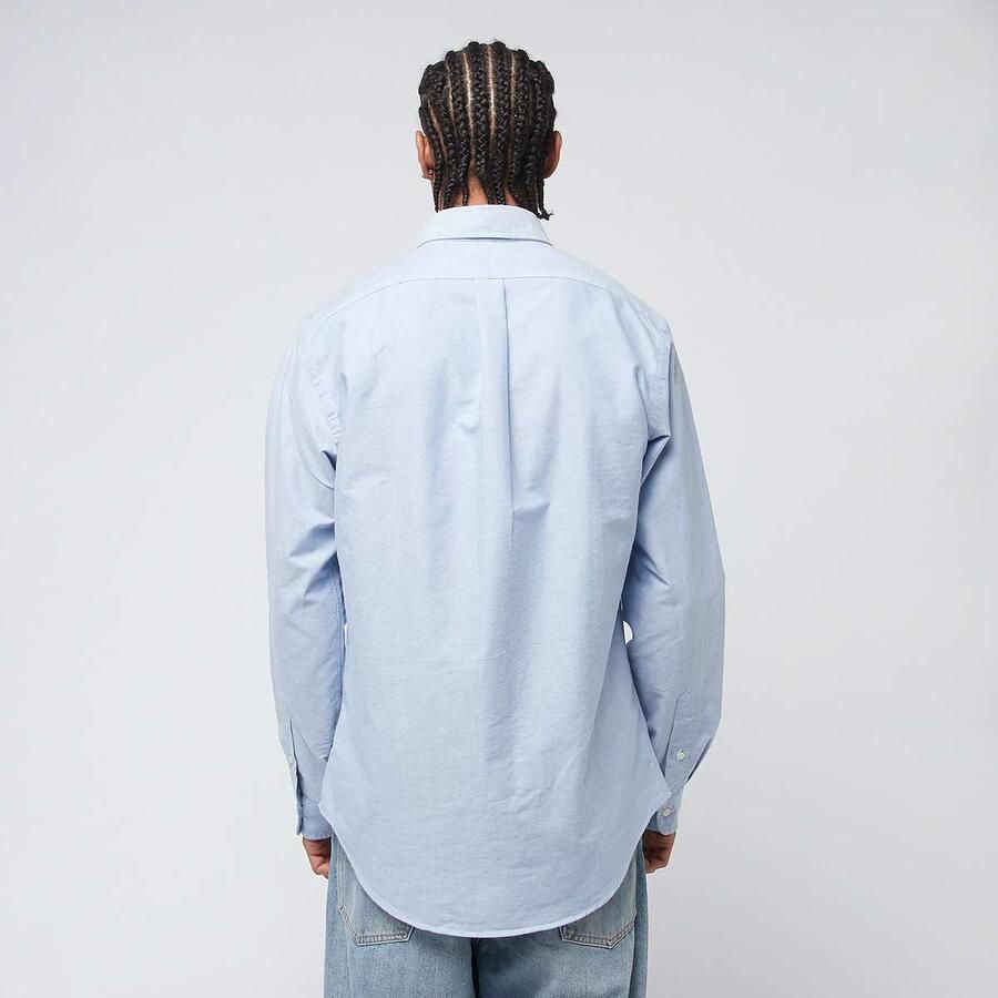 Ralph Lauren Custom Fit Oxford Overhemd Upgrade je Casual Garderobe Blauw Heren