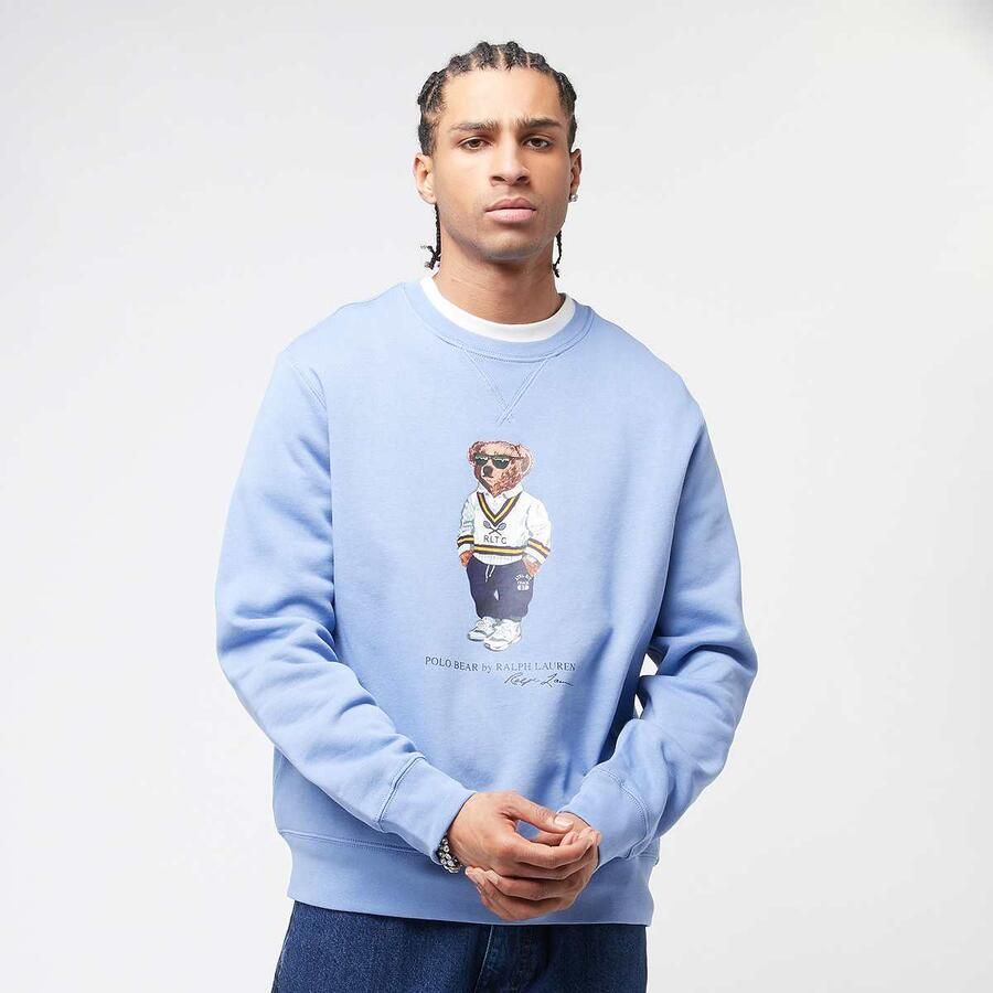 Polo Ralph Lauren Long Sleeve Sweatshirt Men Hoodies & Sweaters blauw Maat XL Kleding - Foto 3