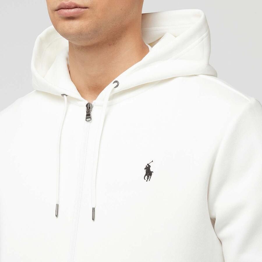 Ralph Lauren Witte Sweaters Blijf modieus en comfortabel met deze Polo Zip Hoodie Wit Heren - Foto 2