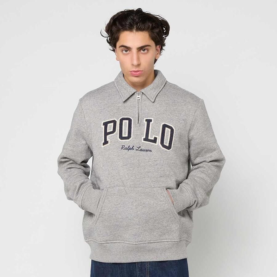 Polo Ralph Lauren Long Sleeve-Sweatshirt Men Kleding grijs Maat XL - Foto 3