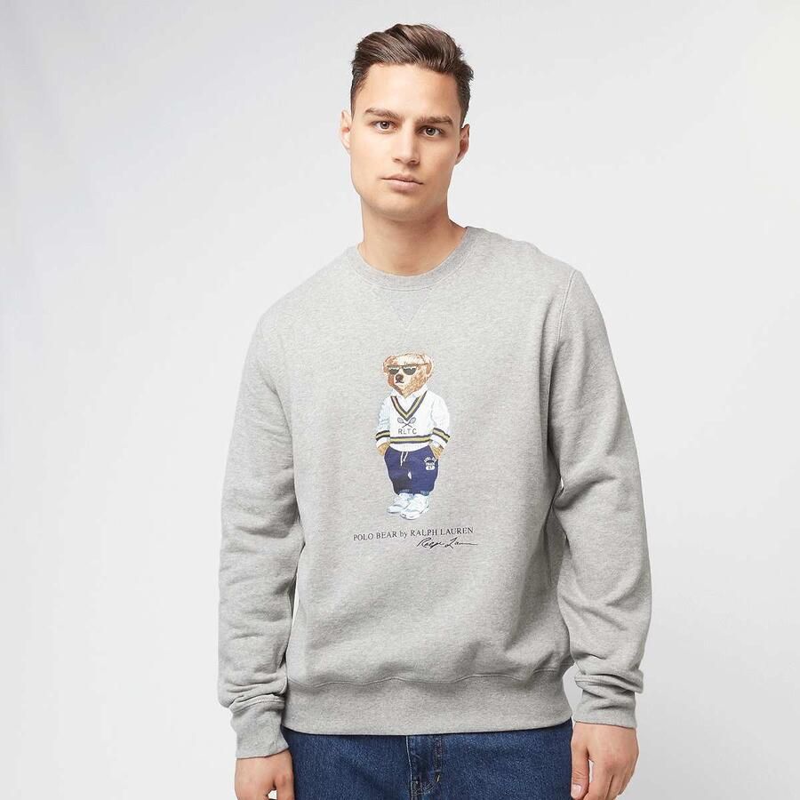 Polo Ralph Lauren Longsleeve Sweatshirt Men Hoodies & Sweaters grijs Maat L Kleding - Foto 3