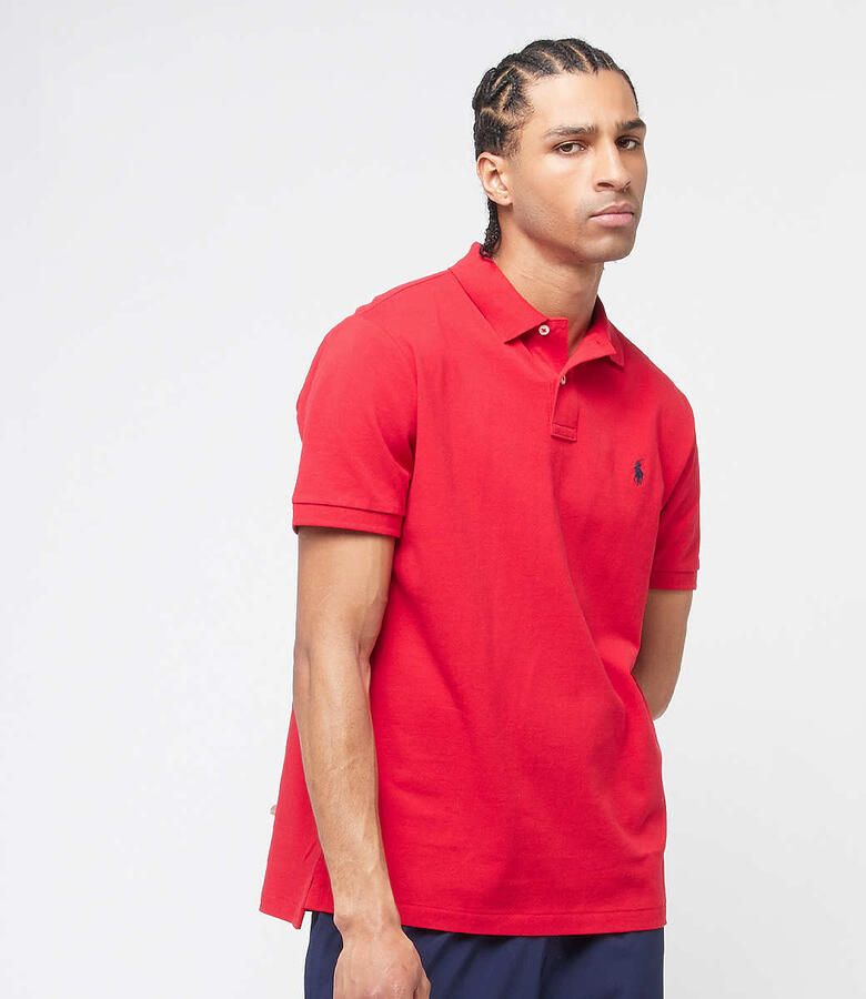Polo Ralph Lauren Polo Shirt Korte Mouw POLO AJUSTE DROIT EN COTON BASIC MESH LOGO PONY PLAYER - Foto 4