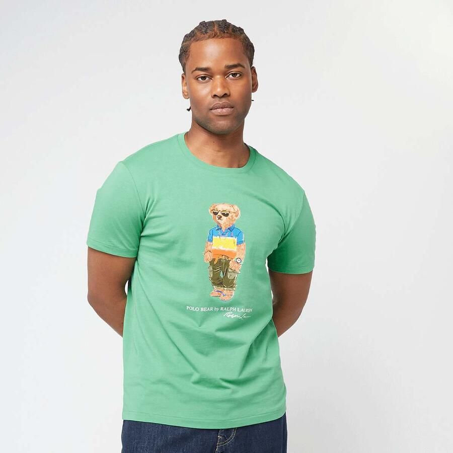 Polo Ralph Lauren Shortsleeve T-Shirt Men T-Shirts & Polo's groen Maat XL Kleding - Foto 3