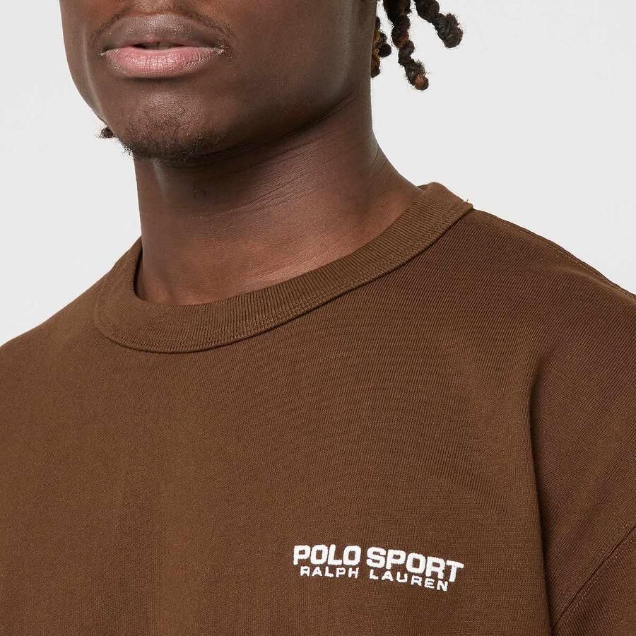 Polo Ralph Lauren SSCNCLSM1-SHORT SLEEVE-T-SHIRT f24 white denim bear Men T-Shirts & Polo's bruin Maat XL Kleding - Foto 2