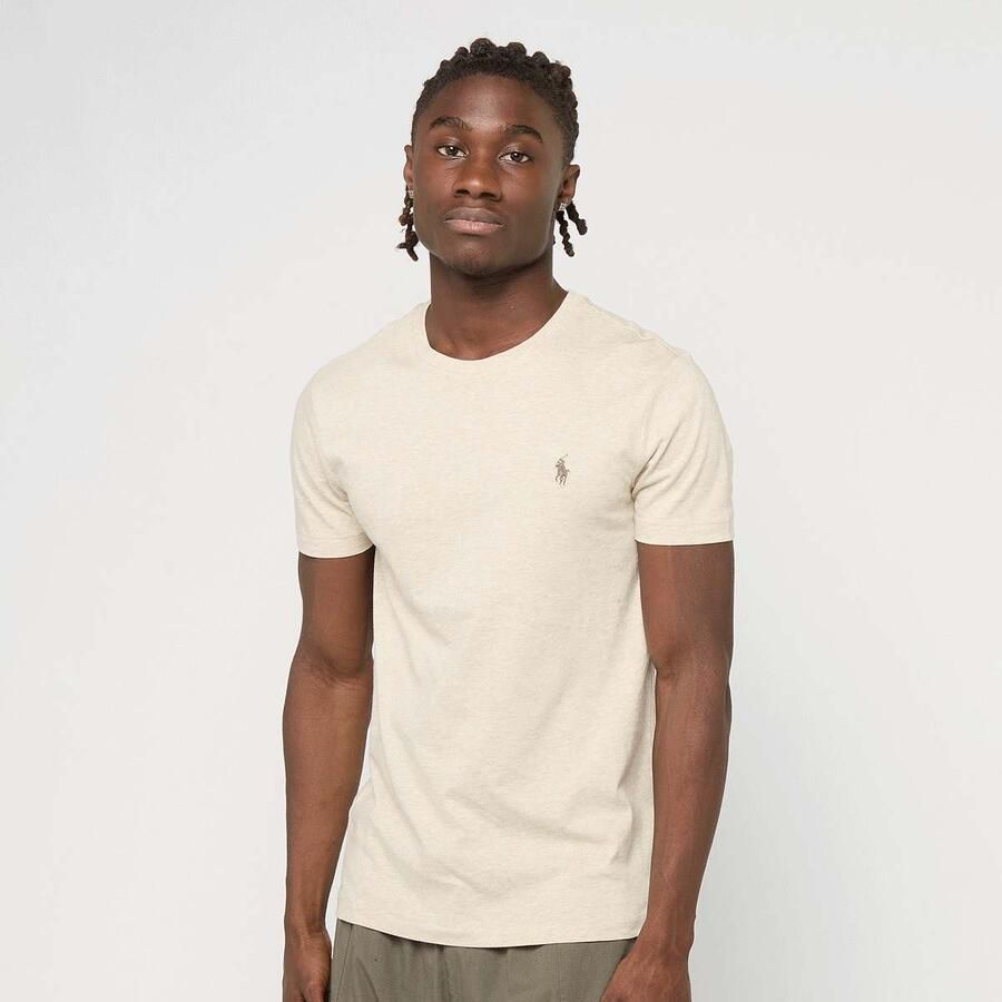 Polo Ralph Lauren SSCNCLSM1-SHORT SLEEVE-T-SHIRT f24 white denim bear Men T-Shirts & Polo's beige Maat M Kleding - Foto 3