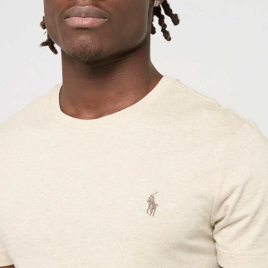 Polo Ralph Lauren SSCNCLSM1-SHORT SLEEVE-T-SHIRT f24 white denim bear Men T-Shirts & Polo's beige Maat M Kleding - Foto 2