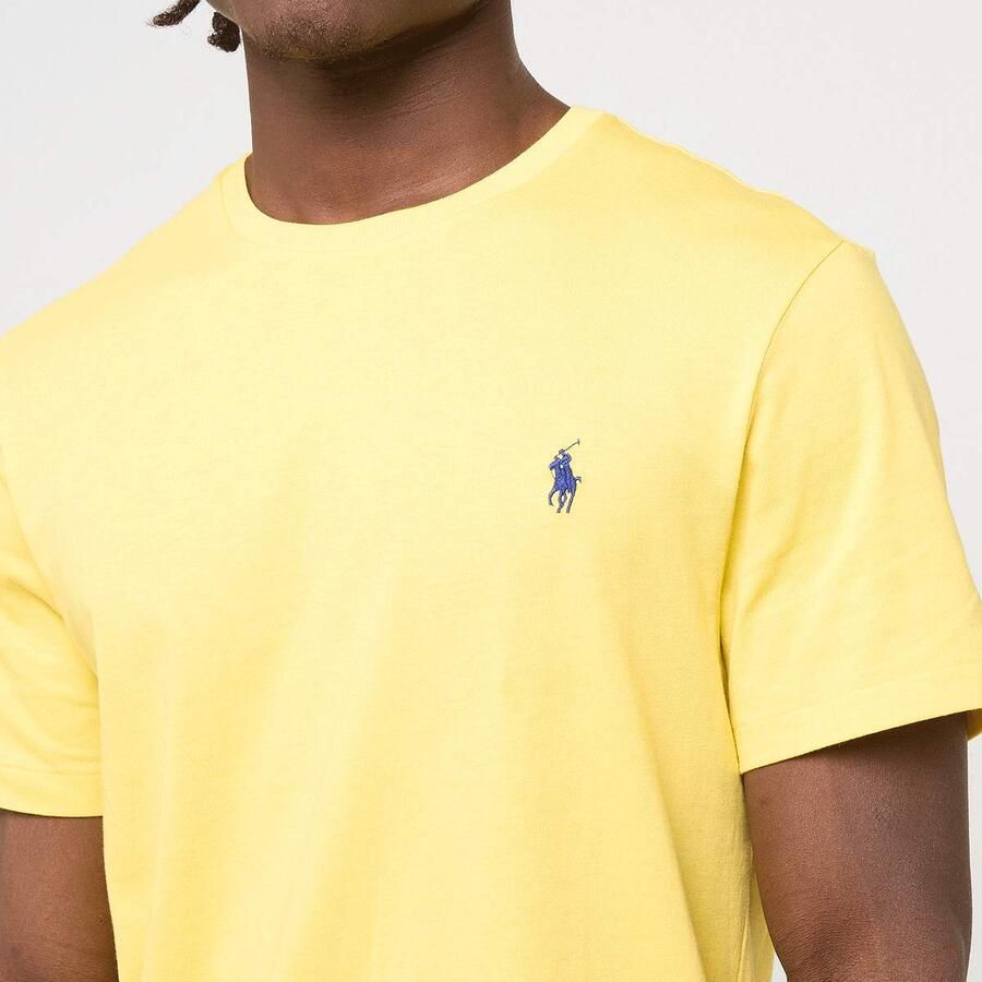 Polo Ralph Lauren SSCNCLSM1-SHORT SLEEVE-T-SHIRT f24 white denim bear Men T-Shirts & Polo's geel Maat XL Kleding - Foto 2