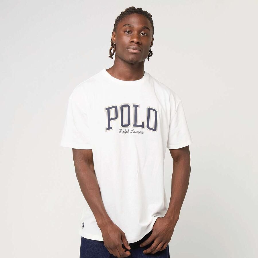 Polo Ralph Lauren SSCNCLSM1-SHORT SLEEVE-T-SHIRT f24 white denim bear Men T-Shirts & Polo's wit Maat XL Kleding - Foto 3