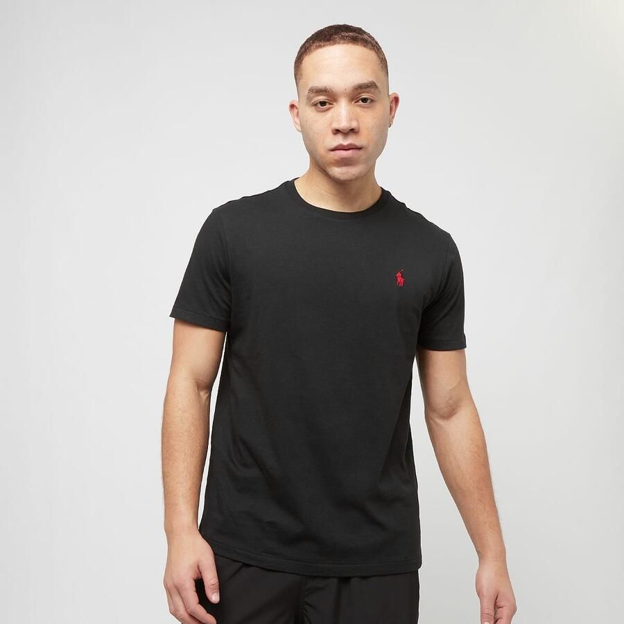 Polo Ralph Lauren Ralph Lauren T -shirt voor Hombre Black Polo Custom Slim Fit Black Zwart Heren - Foto 4