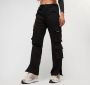 Sixth June Monochrom Pants women Cargobroeken zwart Maat S Kleding - Thumbnail 1