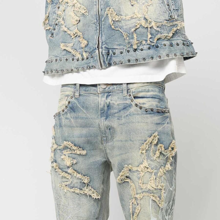 Smoke Rise Ascended Jeans Men Spijkerbroeken blauw Kleding