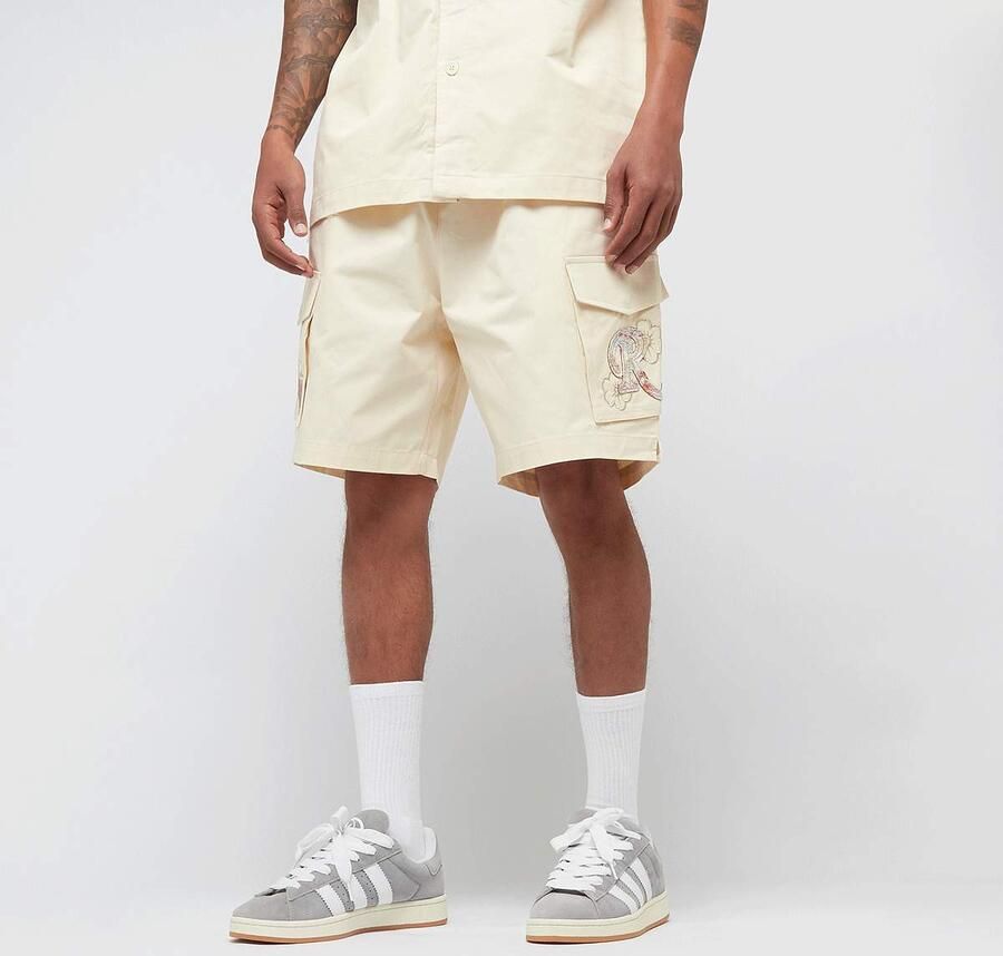 Smoke Rise Fashion Twill Shorts Men Sportshorts beige Maat XL Kleding - Foto 3