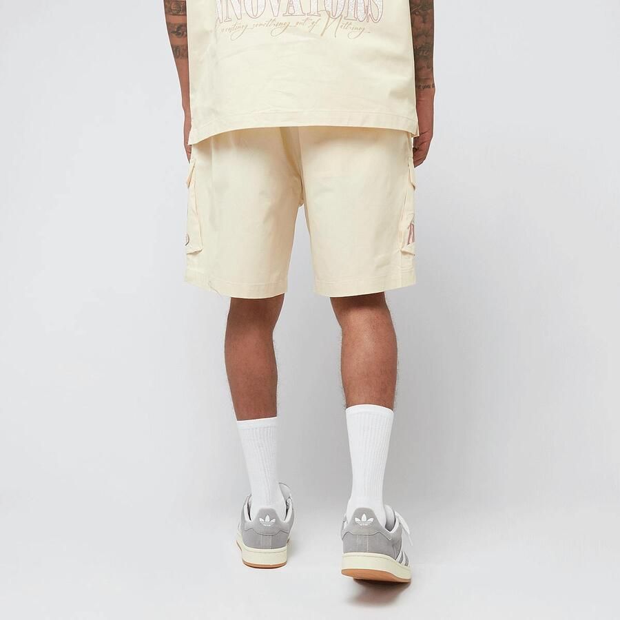 Smoke Rise Fashion Twill Shorts Men Sportshorts beige Maat XL Kleding