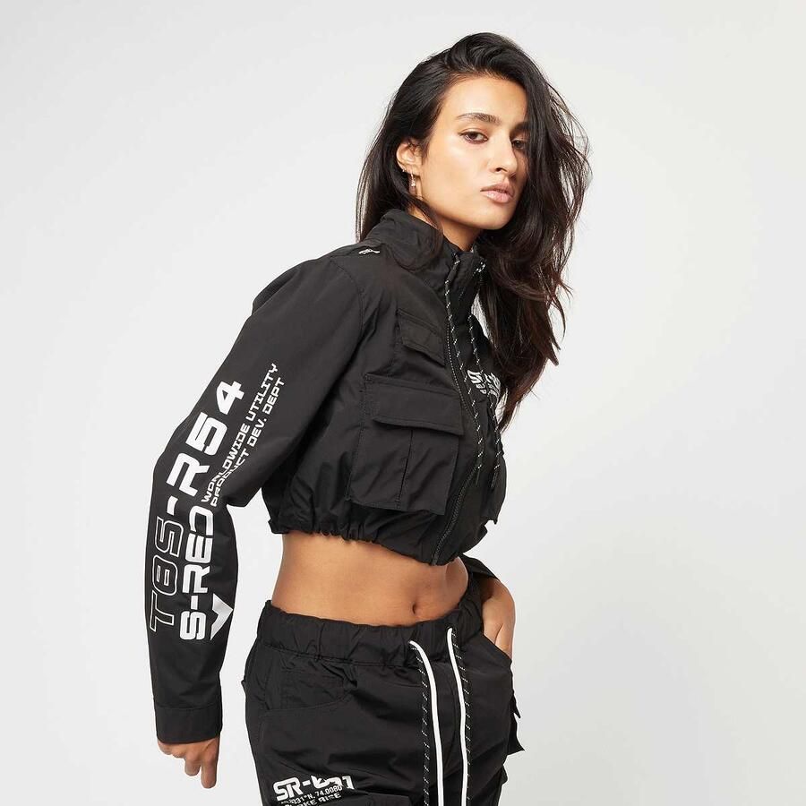 Smoke Rise Full Zip Utility Jacket Women Bomberjacks zwart Maat XL Kleding - Foto 3