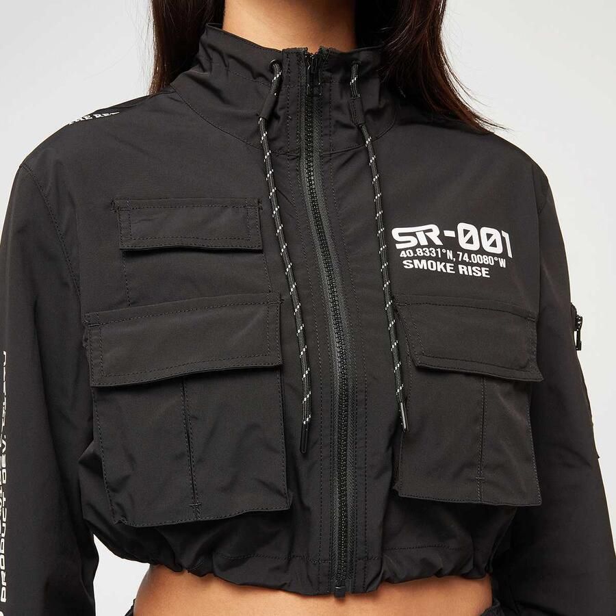 Smoke Rise Full Zip Utility Jacket Women Bomberjacks zwart Maat XL Kleding - Foto 2