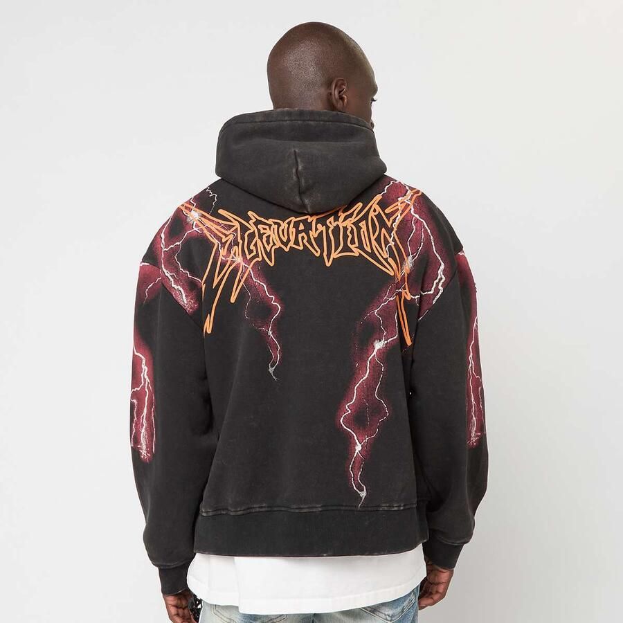 Smoke Rise Paradise Fleece Hoodie Men Hoodies & Sweaters zwart Maat XL Kleding