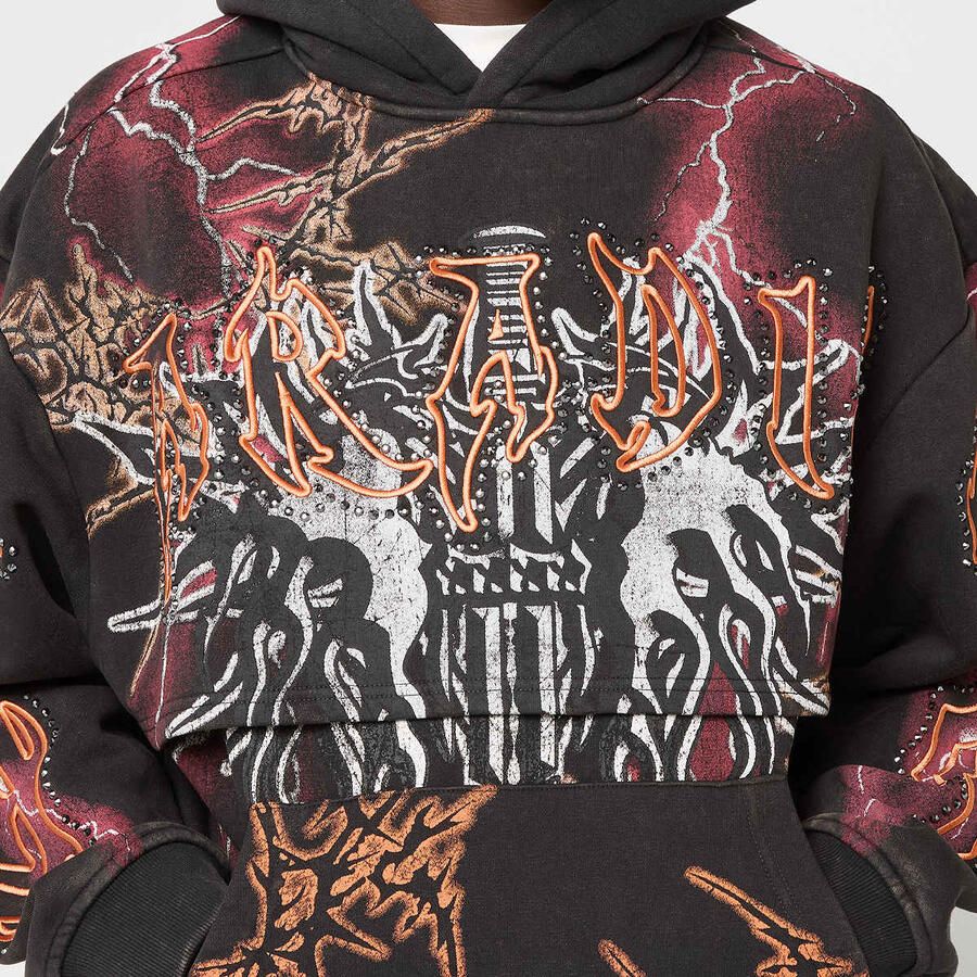 Smoke Rise Paradise Fleece Hoodie Men Hoodies & Sweaters zwart Maat XL Kleding - Foto 2