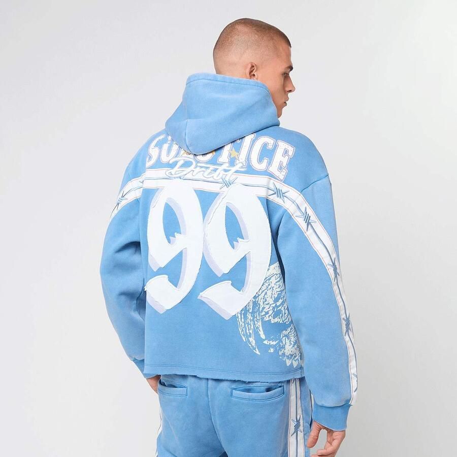 Smoke Rise Solstice Fleece Hoodie Men Hoodies & Sweaters blauw Maat XL Kleding - Foto 3