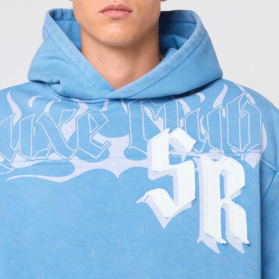 Smoke Rise Solstice Fleece Hoodie Men Hoodies & Sweaters blauw Maat XL Kleding - Foto 2
