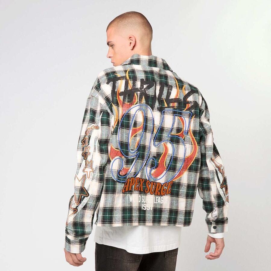 Smoke Rise Thrills Woven Shirt Men Windbreakers multicolor Maat XL Kleding - Foto 3