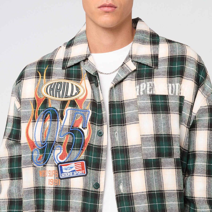 Smoke Rise Thrills Woven Shirt Men Windbreakers multicolor Maat XL Kleding - Foto 2