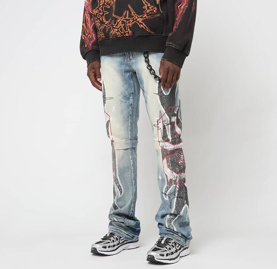 Smoke Rise Unbreakable Jeans Men Spijkerbroeken blauw Kleding - Foto 3