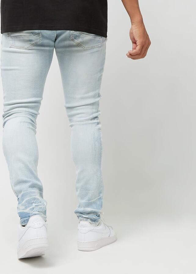 Smoke Rise Vintage Washed Jeans Men Spijkerbroeken blauw Kleding - Foto 2