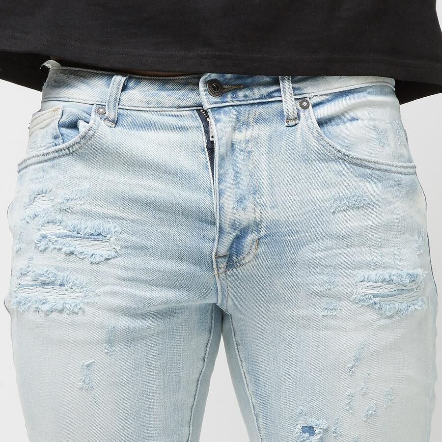 Smoke Rise Vintage Washed Jeans Men Spijkerbroeken blauw Kleding