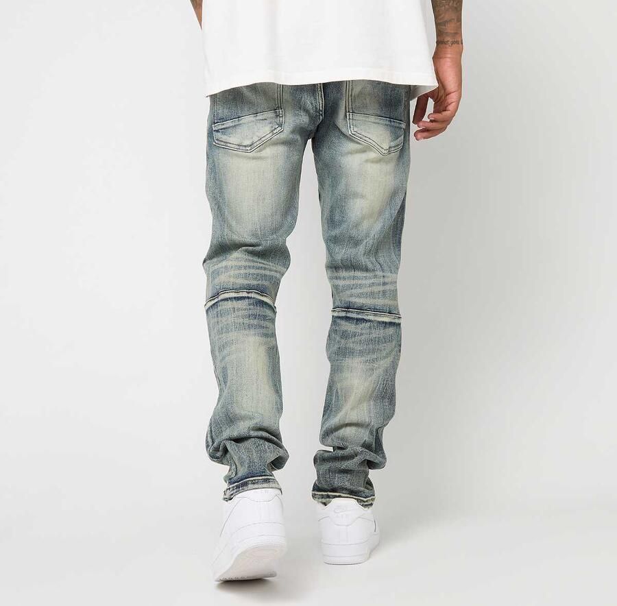 Smoke Rise Vintage Washes Jeans Men Spijkerbroeken blauw Kleding - Foto 2