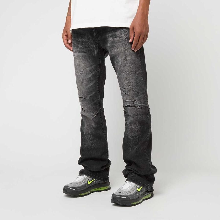 Smoke Rise Vintage Washes Jeans Men Spijkerbroeken zwart Kleding - Foto 3