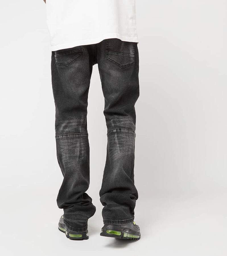 Smoke Rise Vintage Washes Jeans Men Spijkerbroeken zwart Kleding - Foto 2