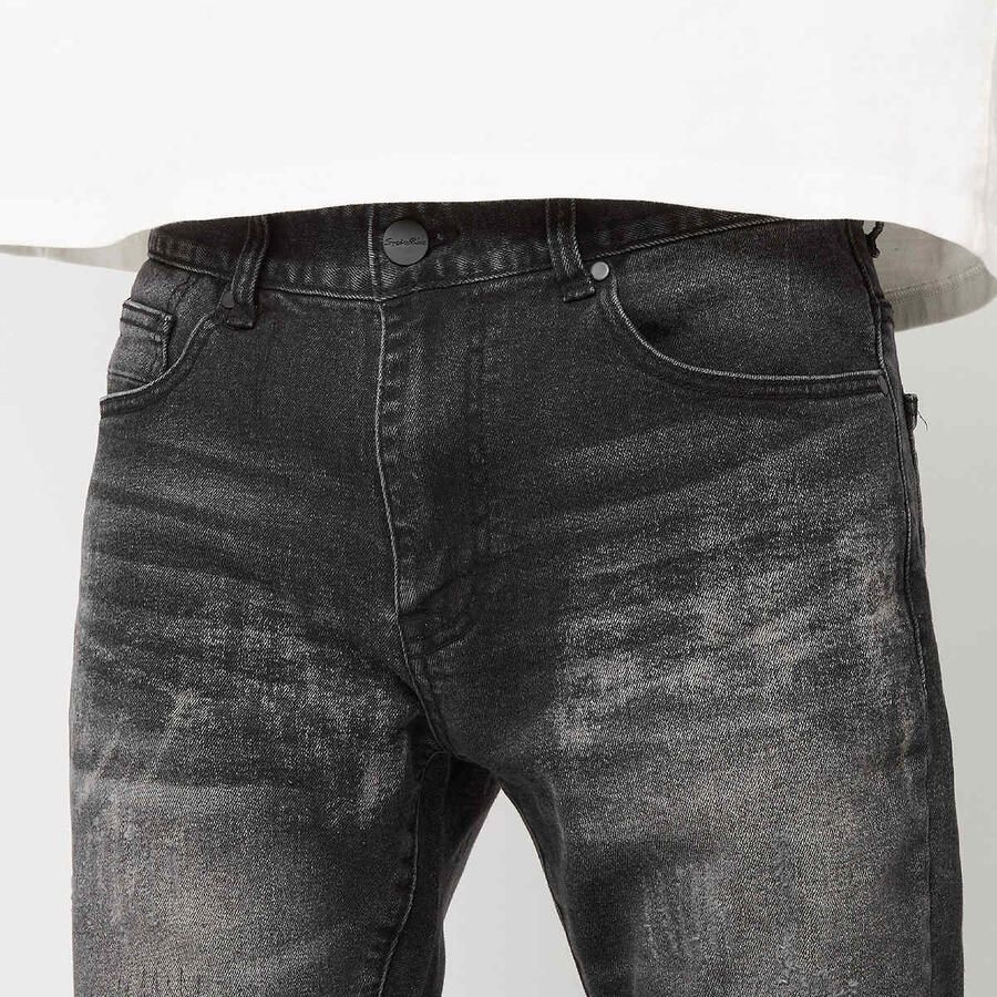 Smoke Rise Vintage Washes Jeans Men Spijkerbroeken zwart Kleding