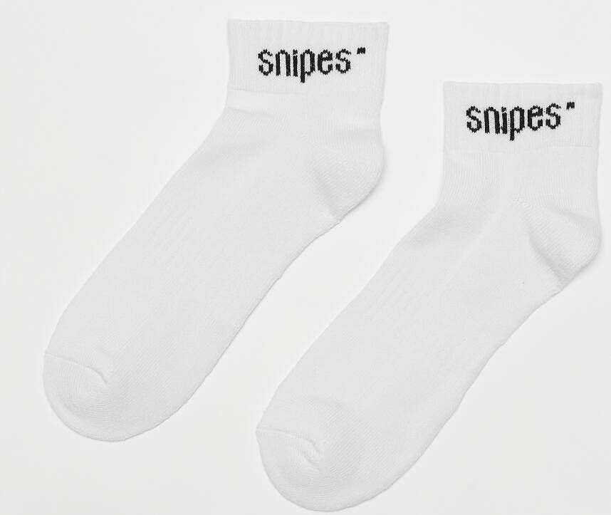 SNIPES Basic Ankle (3 Pack) Middellang Kleding white maat: 39-42 beschikbare maaten:35-38 39-42 43-46