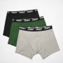 SNIPES Black Tape Briefs Boxershorts (3 Pack) Boxershorts Kleding Grey Black Dark Green maat: XL beschikbare maaten:S M L XL - Thumbnail 1