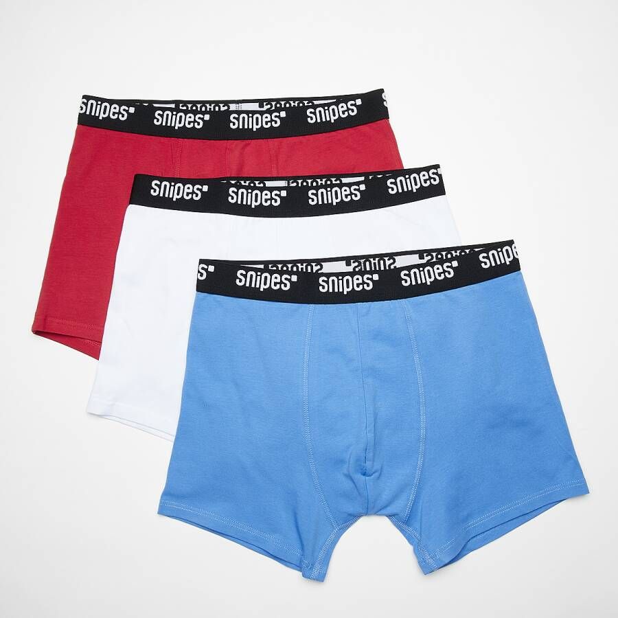 SNIPES Black Tape Briefs Boxershorts (3 Pack) Boxershorts Kleding white red blue maat: L beschikbare maaten:M L